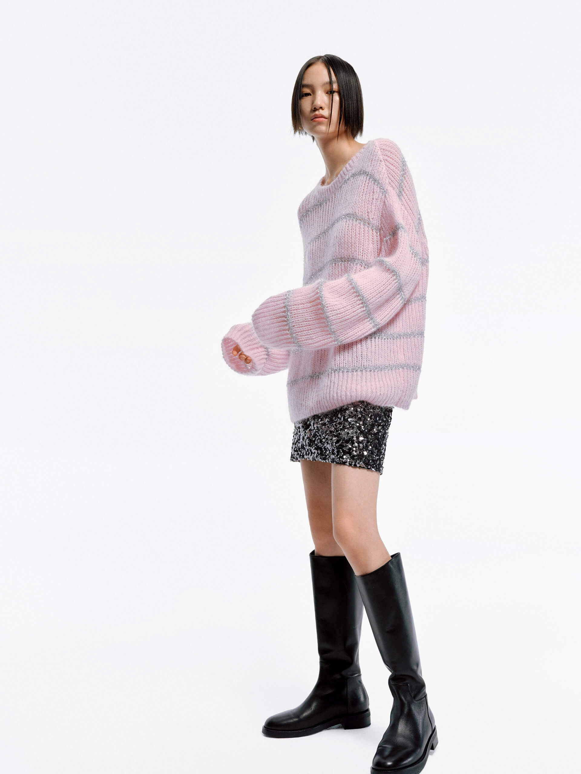 Wool Blend Loose Sweater